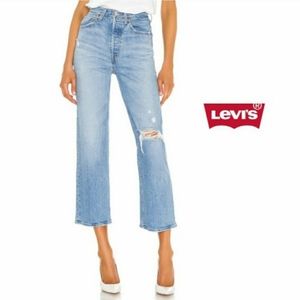 NWT Premium Levi's Ribcage Straight Ankle Jeans